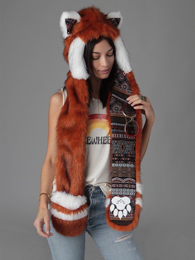 Woman Wearing Red Panda CE SpiritHood