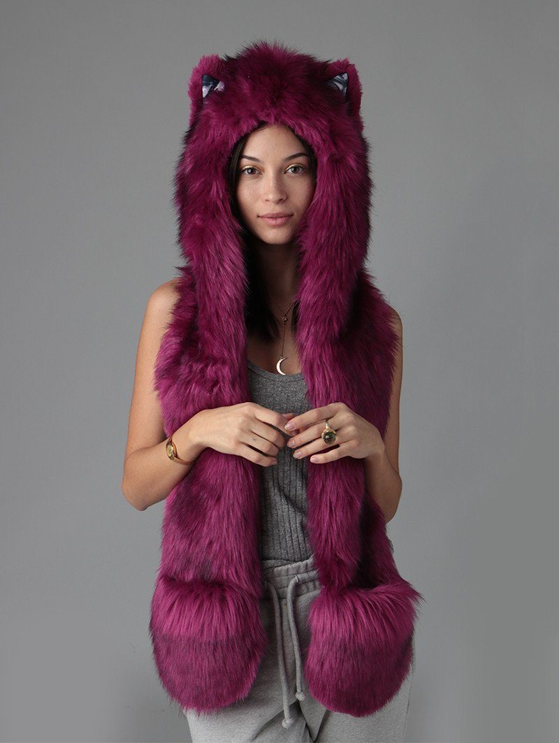Rose Wolf Collector Edition Faux Fur with Hood