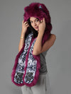 Rose Wolf Hooded Faux Fur