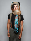 Man wearing faux fur Red Fox 2.0 Collector Edition SpiritHood, front view 2