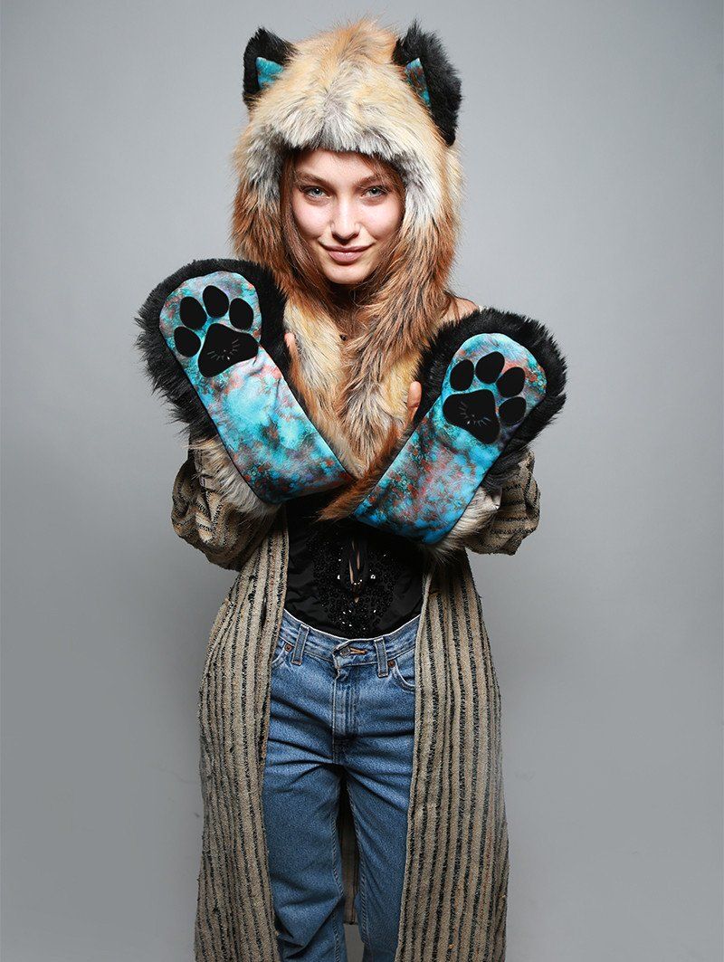Woman Wearing Red Fox 2.0 Collector Edition SpiritHood