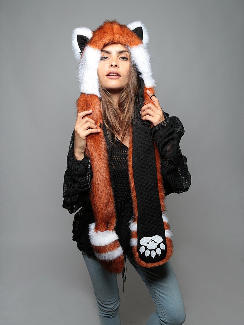 Red Panda Collector SpiritHood on Female Model