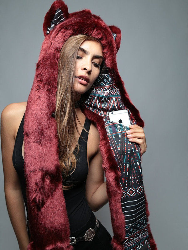 Spotted Fire Wolf Collectors Edition SpiritHood