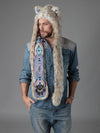 Snow Leopard CE Hooded Faux Fur
