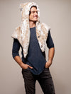 Siberian Snow Leopard Shawl SpiritHood - SpiritHoods