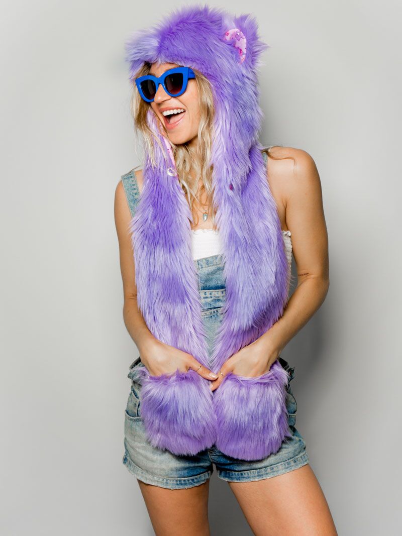 Share Bear Collector Edition Faux Fur with Hood on Female 