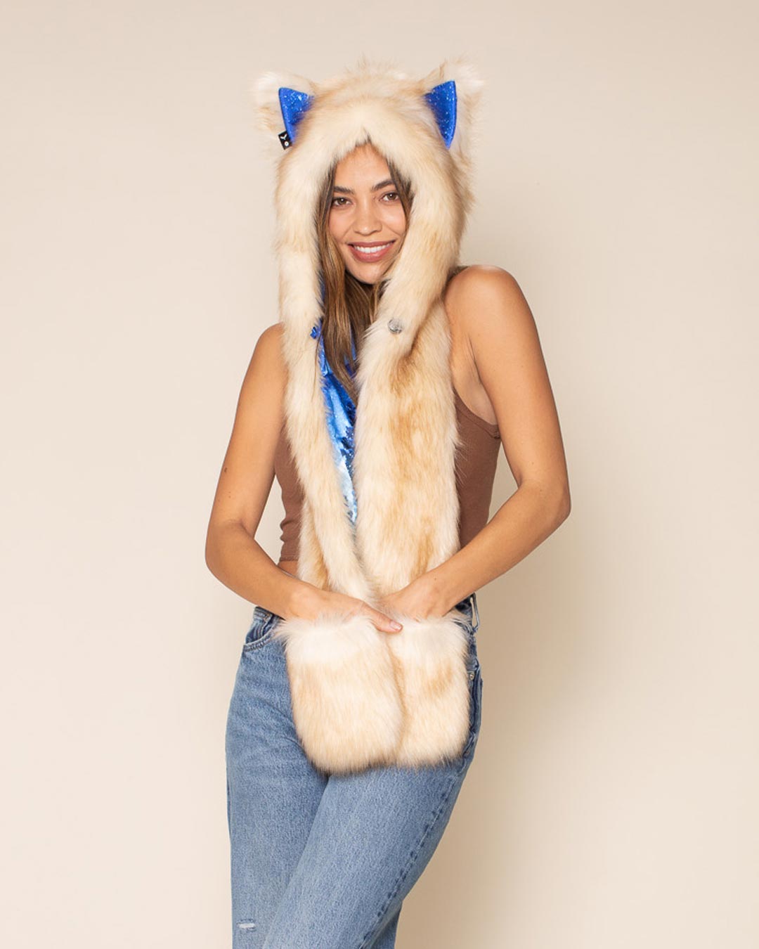 Gone To The Snow Dogs Special Edition Husky Faux Fur Hood | Women's
