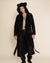 Sequin Black Panther Classic Faux Fur Style Robe | Men's