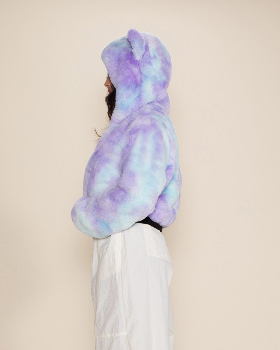 Mer-Kitty Classic Collector Edition Faux Fur Cropped Jacket | Women's