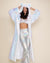 Iridescent Sequin Wolf Classic Collector Edition Faux Fur Style Robe | Women's
