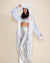 Iridescent Sequin Wolf Classic Collector Edition Faux Fur Style Robe | Women's
