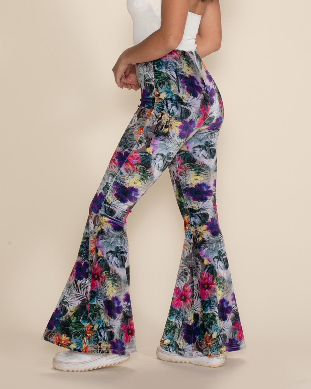 Safari Garden Velvet Flare Pants | Women&#39;s