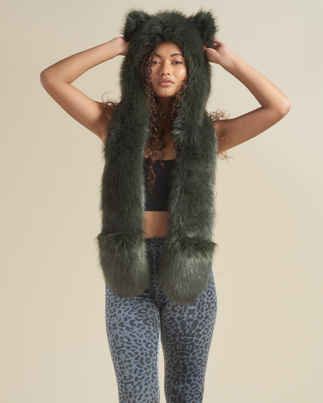 Forest Wolf Luxe Collector Edition Faux Fur Hood | Women's
