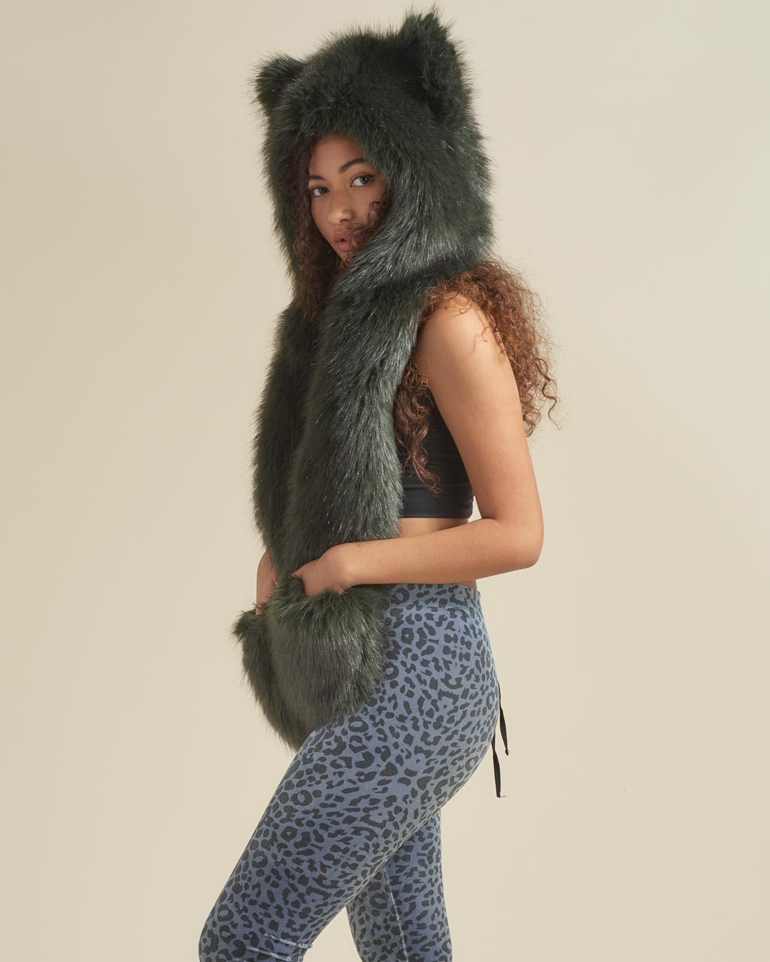 Forest Wolf Luxe Collector Edition Faux Fur Hood | Women's