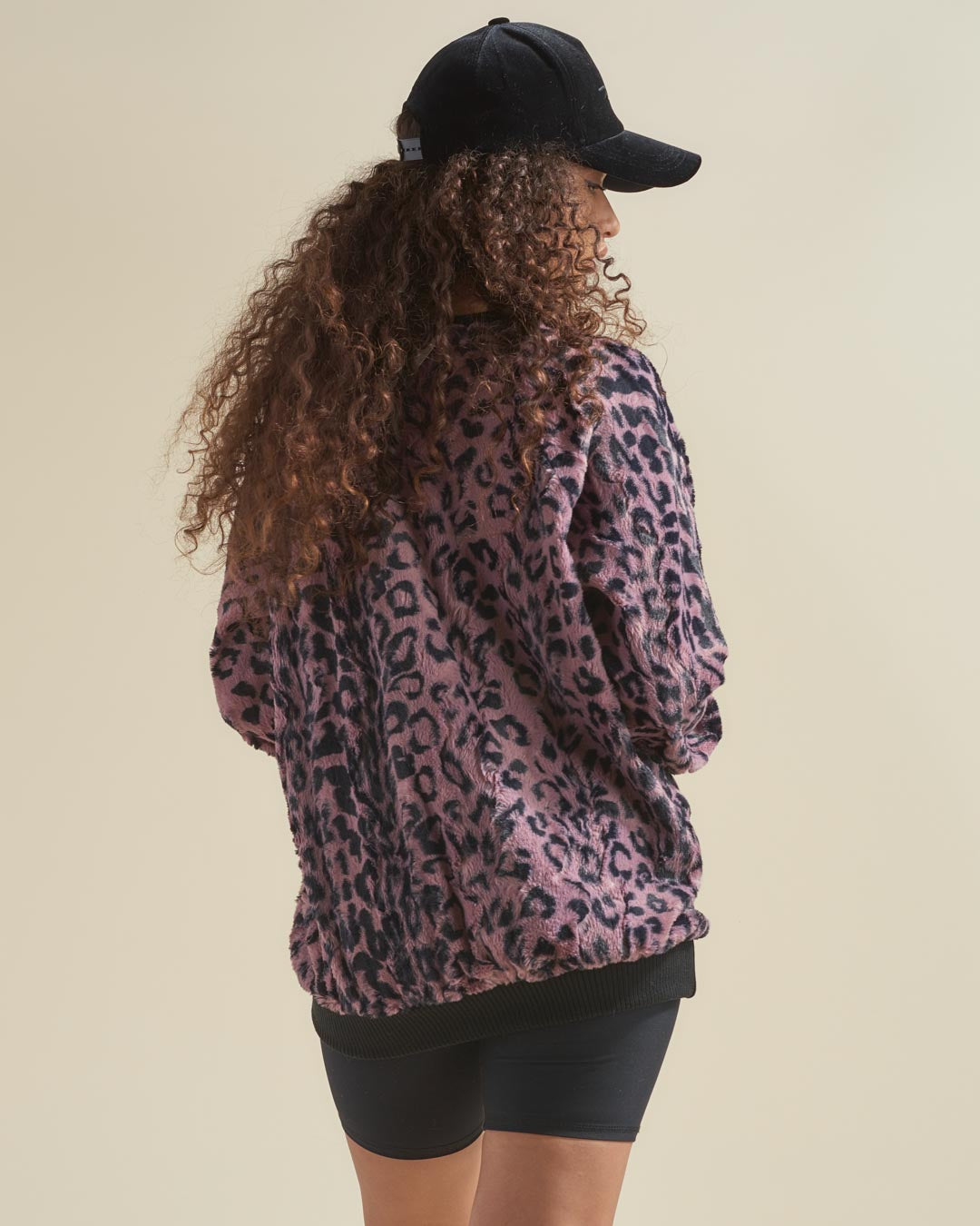 Lavender Leopard ULTRA SOFT Faux Fur Sweater | Women&#39;s
