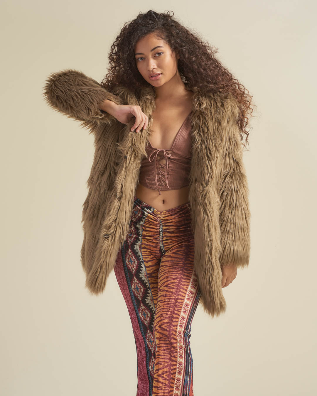 Ash Wolf Classic Faux Fur Coat | Women&#39;s