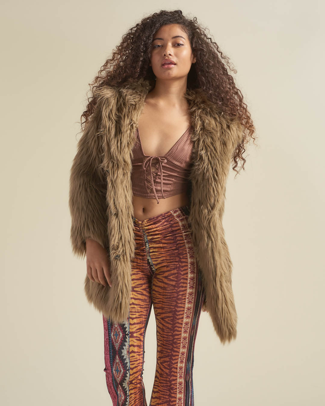 Ash Wolf Classic Faux Fur Coat | Women&#39;s