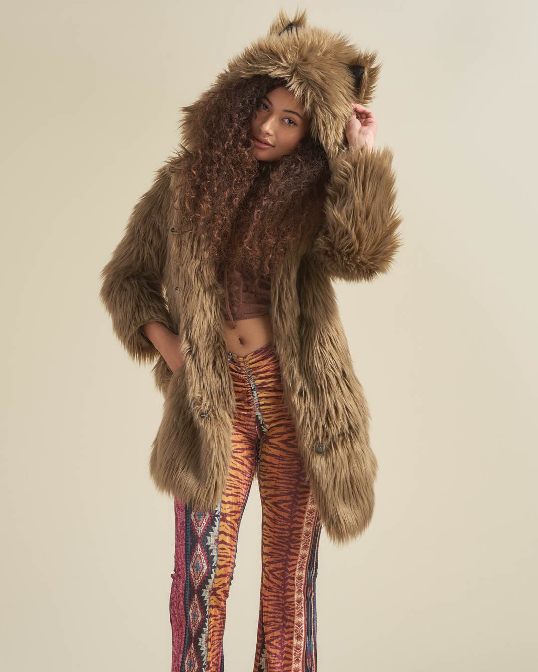 Ash Wolf Classic Faux Fur Coat | Women&#39;s
