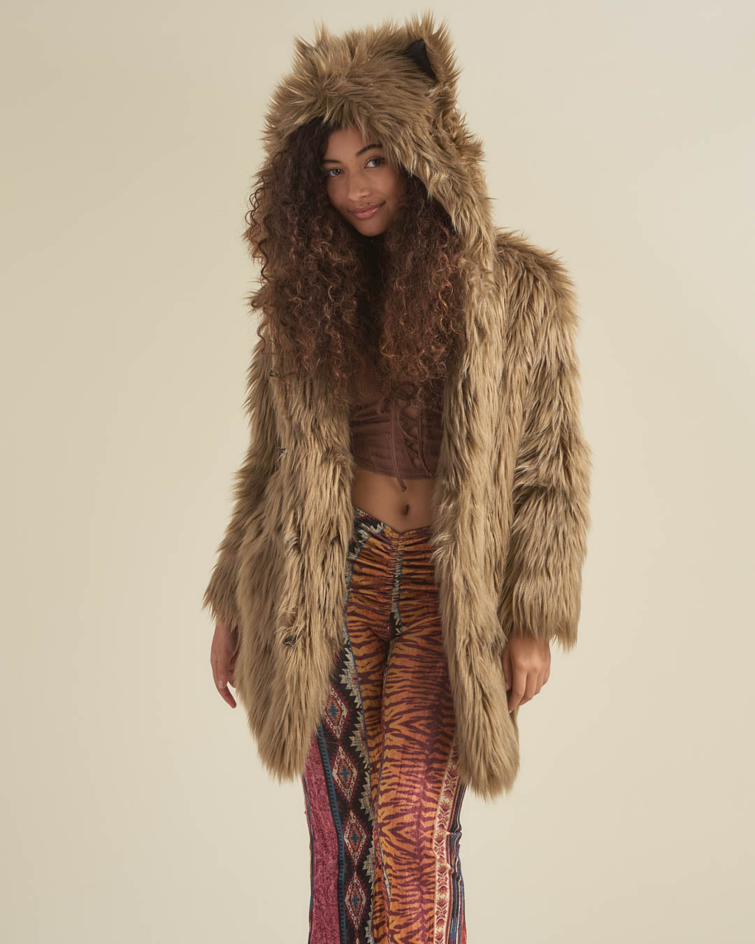 Ash Wolf Classic Faux Fur Coat | Women&#39;s
