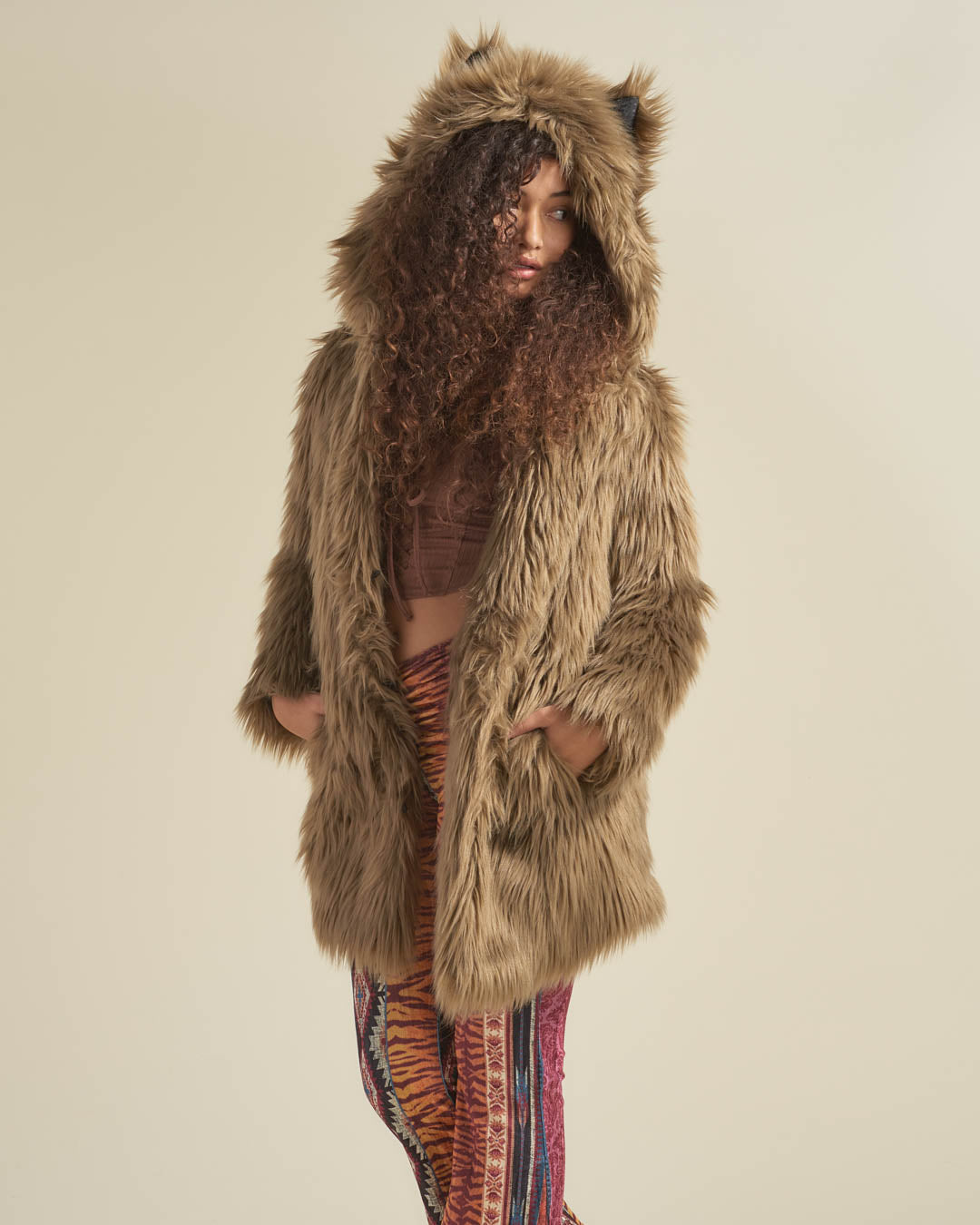 Ash Wolf Classic Faux Fur Coat | Women&#39;s