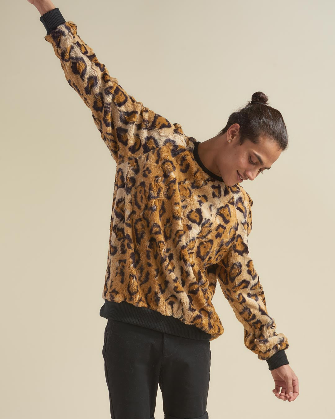 Cheetah ULTRA SOFT Faux Fur Sweater | Men's