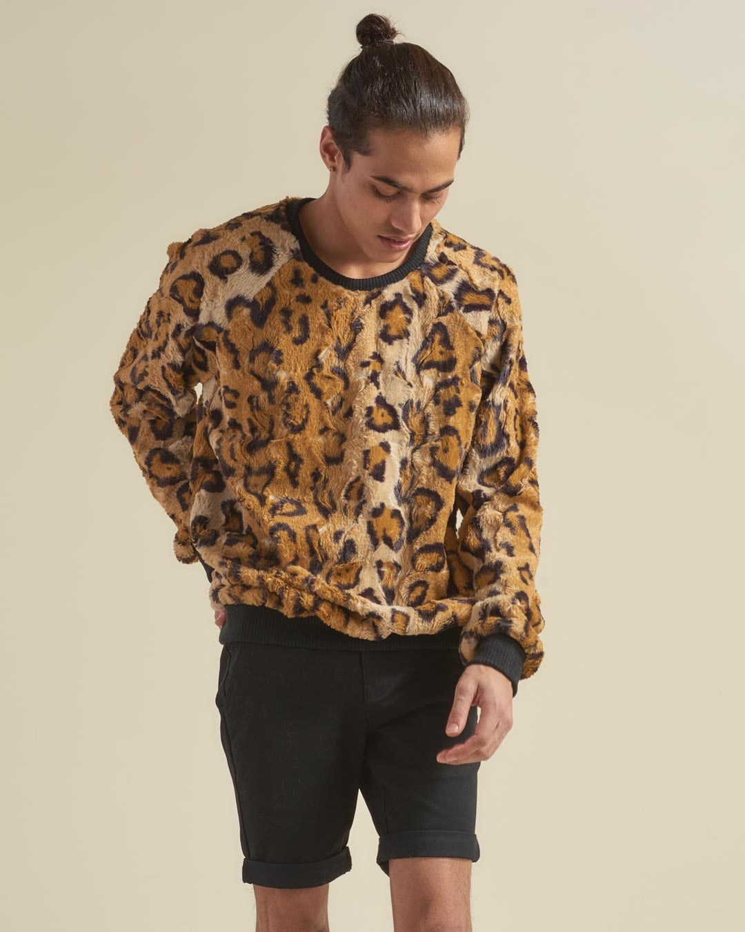Cheetah ULTRA SOFT Faux Fur Sweater | Men&#39;s