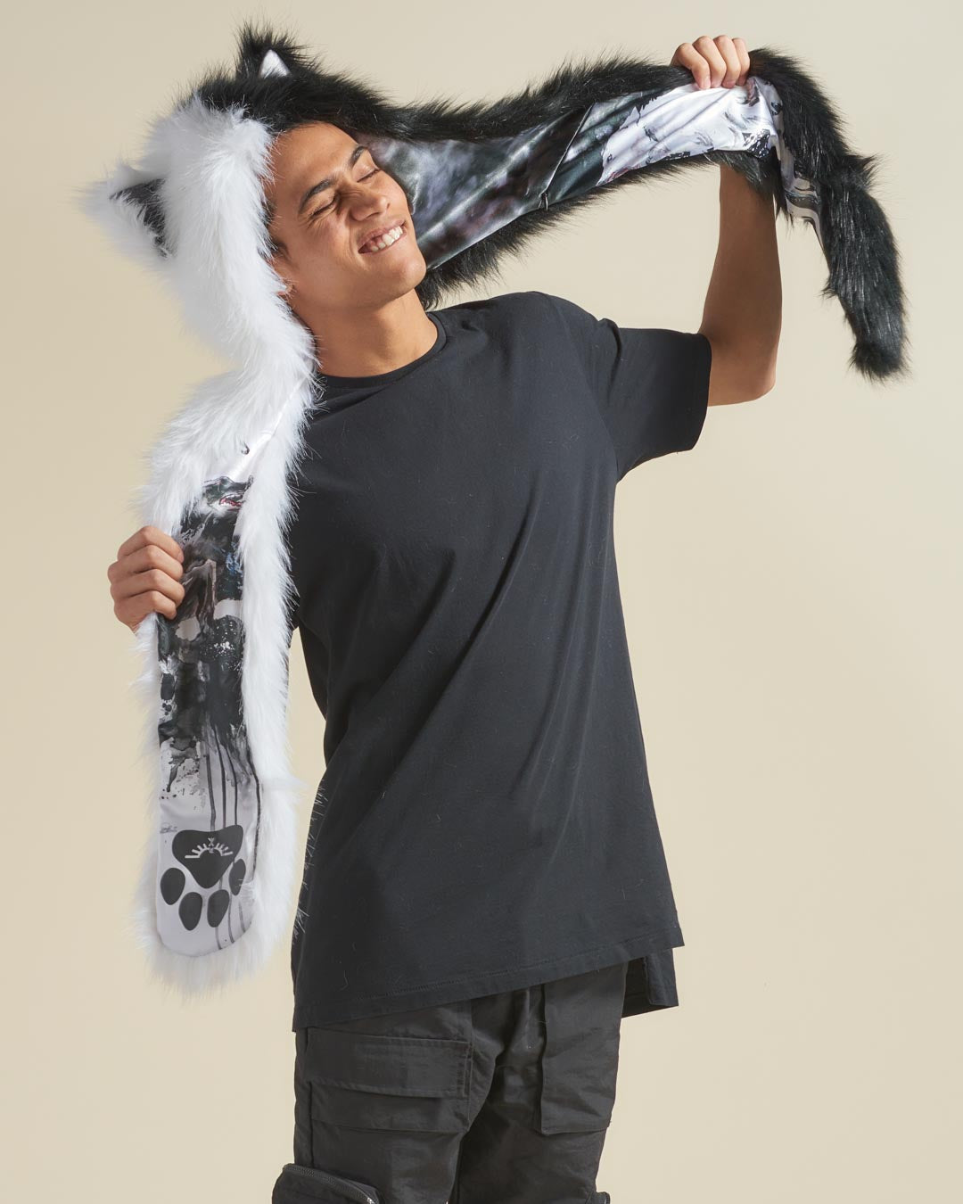 Artist Edition Lora Zombie The One You Feed Wolf Faux Fur Hood | Men&#39;s