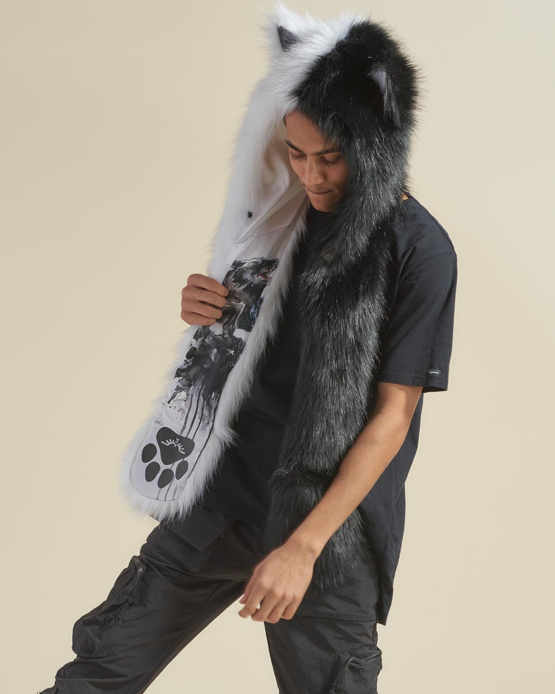 Artist Edition Lora Zombie The One You Feed Wolf Faux Fur Hood | Men&#39;s