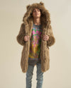 Ash Wolf Classic Faux Fur Coat on Man