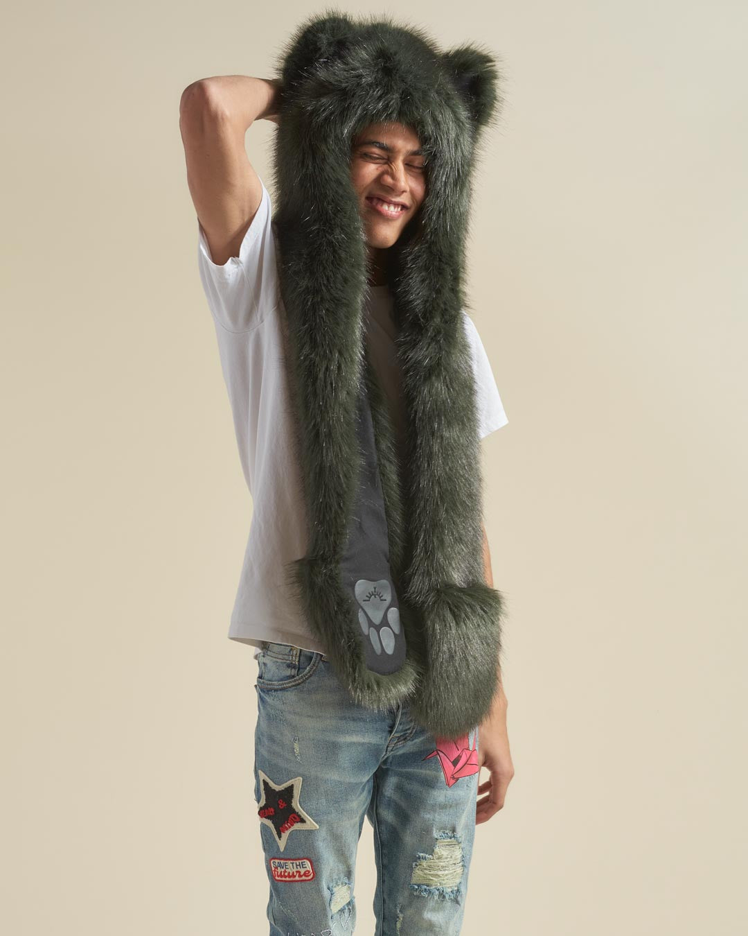 Forest Wolf Luxe Collector Edition Faux Fur Hood | Men's