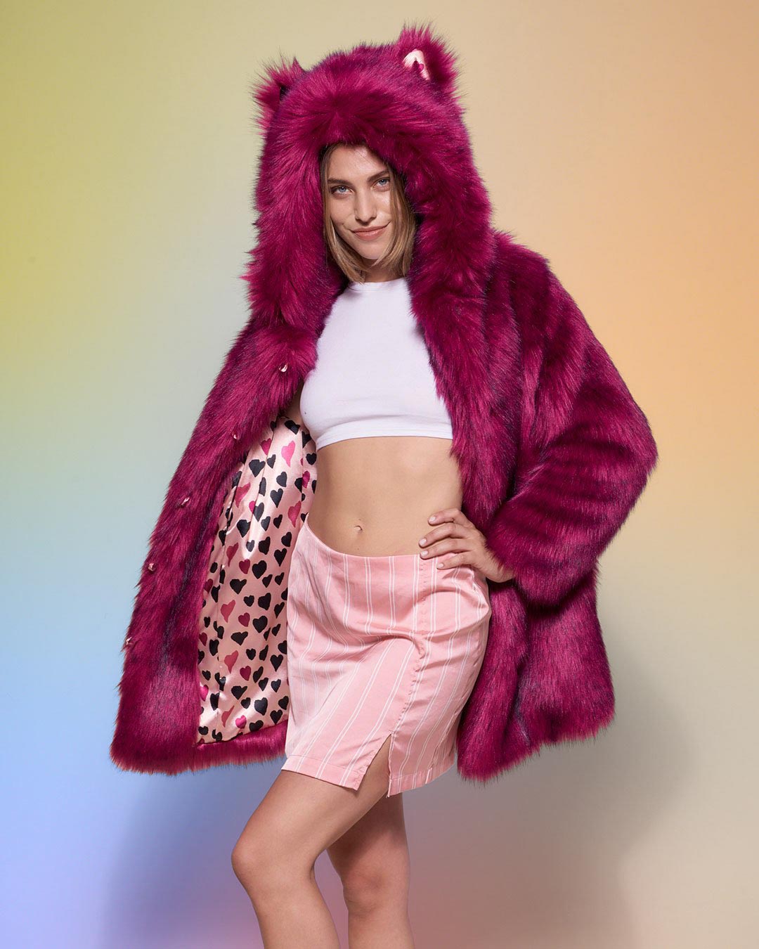 Love Wolf Luxe Classic Faux Fur Coat | Women's - SpiritHoods