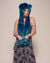 Blue and Black Ice Leopard Luxe SpiritHood on Female