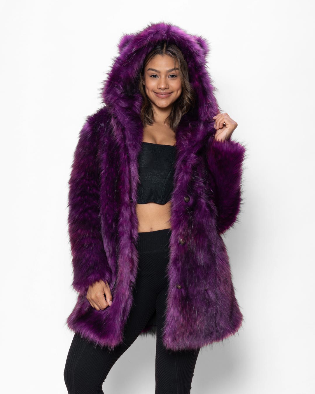 Purple Panther Classic Faux Fur Coat | Women&#39;s