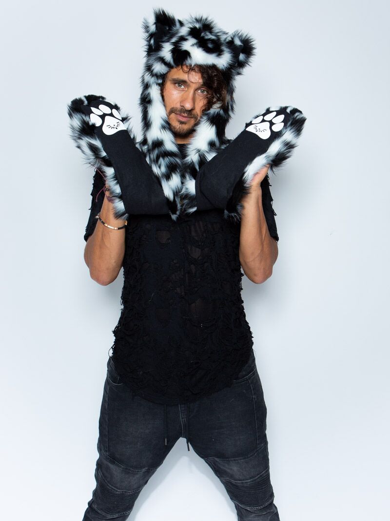 Male Wearing Spotted Leopard CE SpiritHood