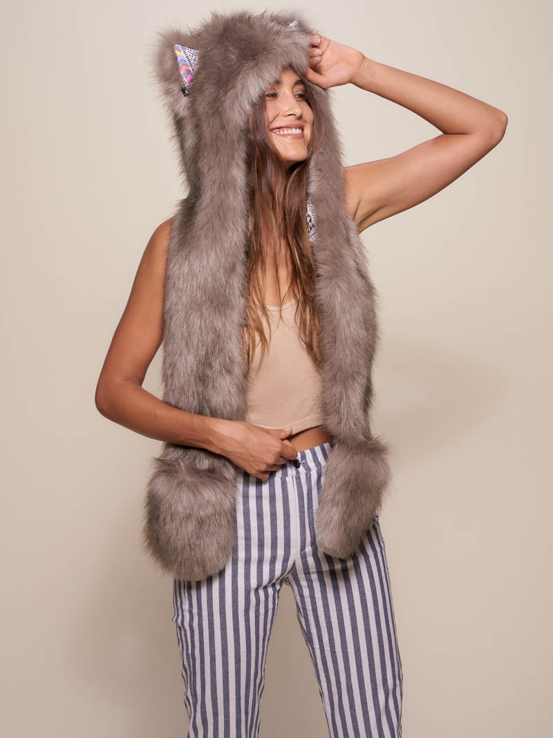 Collector Edition Northern Star Wolf Hooded Faux Fur