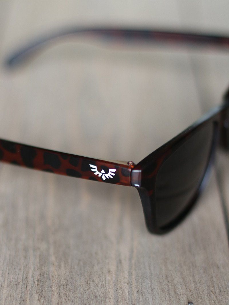 Sunglasses with Tortoise Shell Design