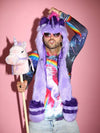 My Little Pony Twilight Sparkle Faux Fur Hood on Male Model