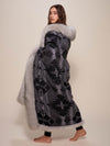 Arctic Wolf Faux Fur Throw