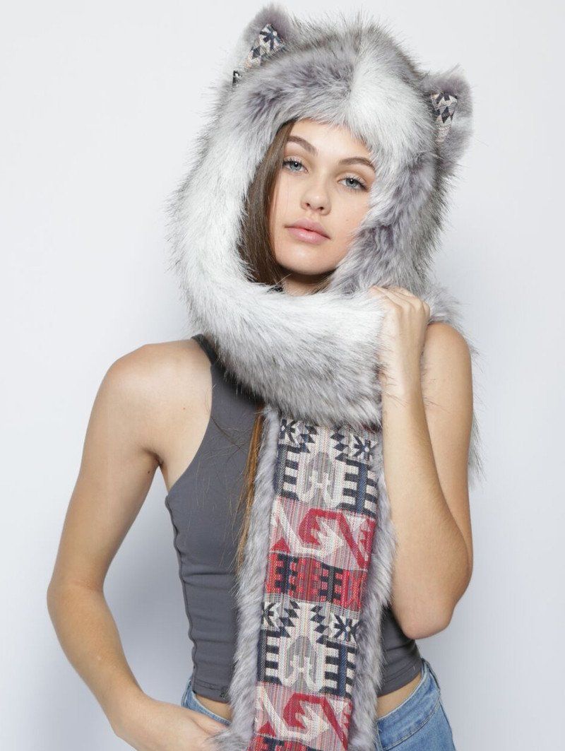 Timber Wolf CE Hooded Faux Fur