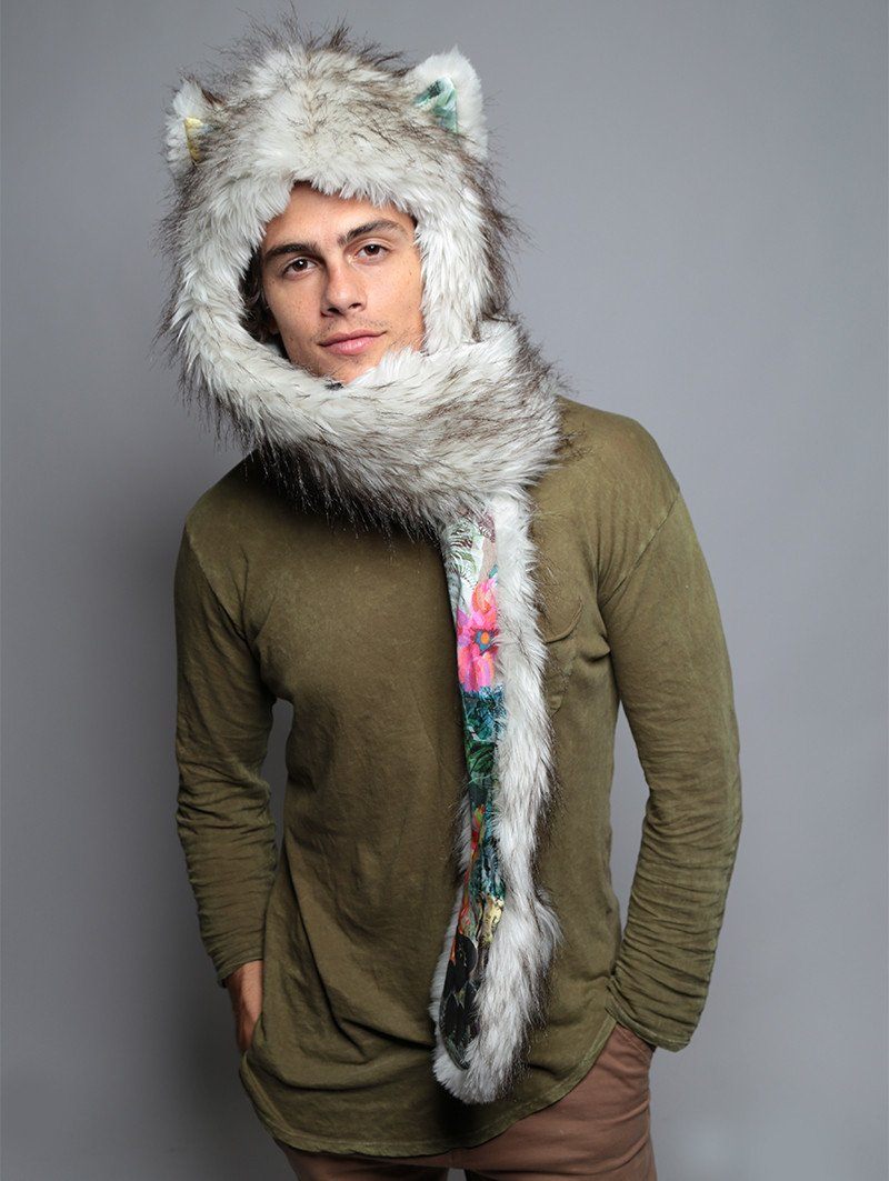 Siberian Fox SpiritHood on Male Model