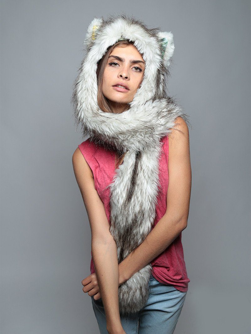 Siberian Fox SpiritHood on Female Model