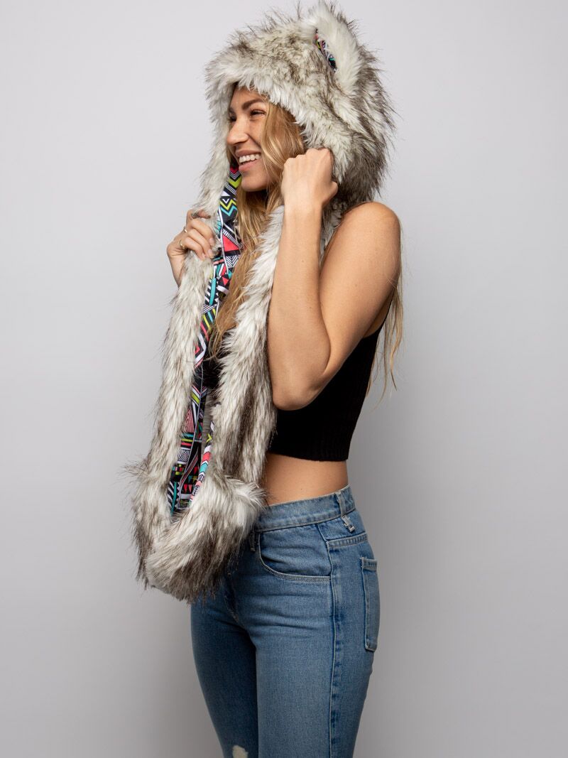 Female Wearing Summer Siberian Husky CE SpiritHood