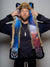 Man wearing faux fur Red Fox 2.0 Galaxy CE SpiritHood, front view 2