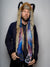 Man wearing faux fur Red Fox 2.0 Galaxy CE SpiritHood, front view 3