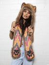 Woman wearing Coyote Sedona Faux Fur SpiritHood