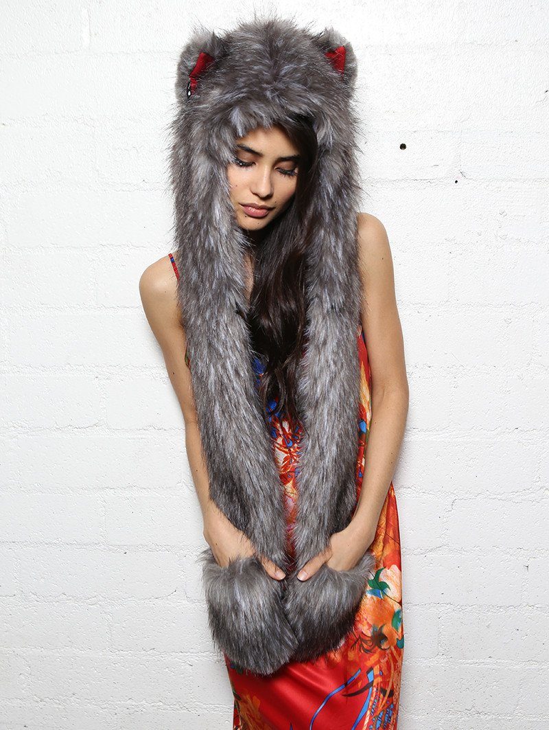 Fox Spirit Robe Grey Fox Ombremagic Collectors Spirithood - Exclusive Fox-Inspired ...