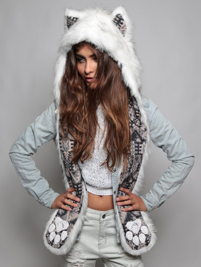 White Husky SpiritHood on Female 