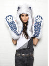 Husky Arrows Faux Fur with Hood