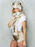 Hooded Faux Fur with Brown Husky Collector Edition Design