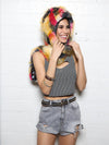 Monarch Butterfly Hooded Faux Fur